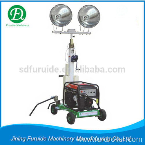 2KW Outdoor Mobile Telescopic Light Tower with Gasoline Generator (FZM-1000A)